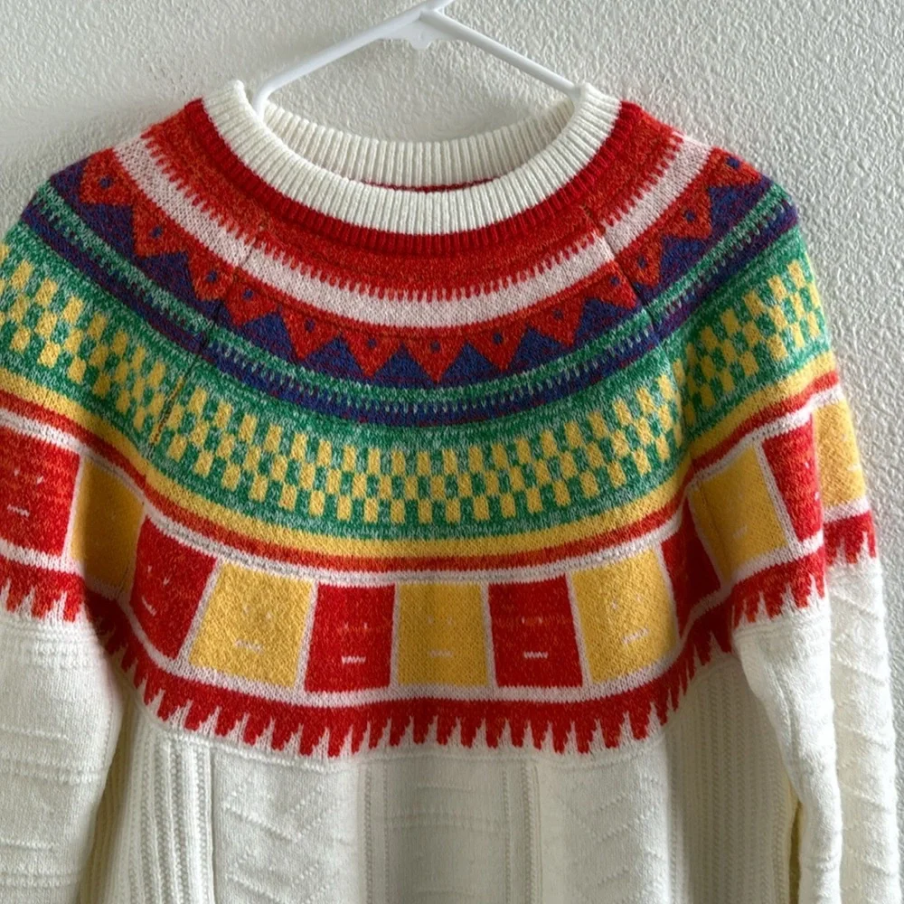 Acne Studios Rainbow Fair Isle Sweater - Picture 3 of 8